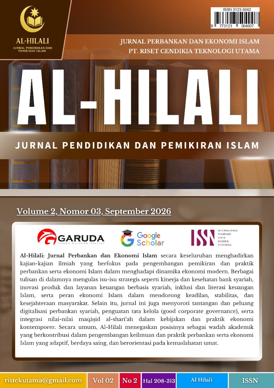 					View Vol. 3 No. 02 (2026): Al-Hilali: Jurnal Perbankan dan Ekonomi Islam
				
